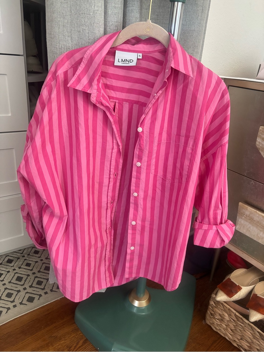 LMND cotton button up
